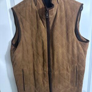 Peter Millar Esses Suede Vest